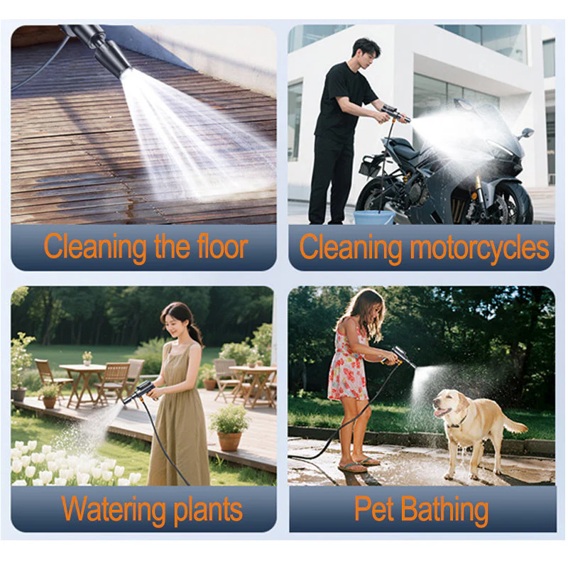 Sakerplus Portable Cordless Pressure Washer Kit - Image 13
