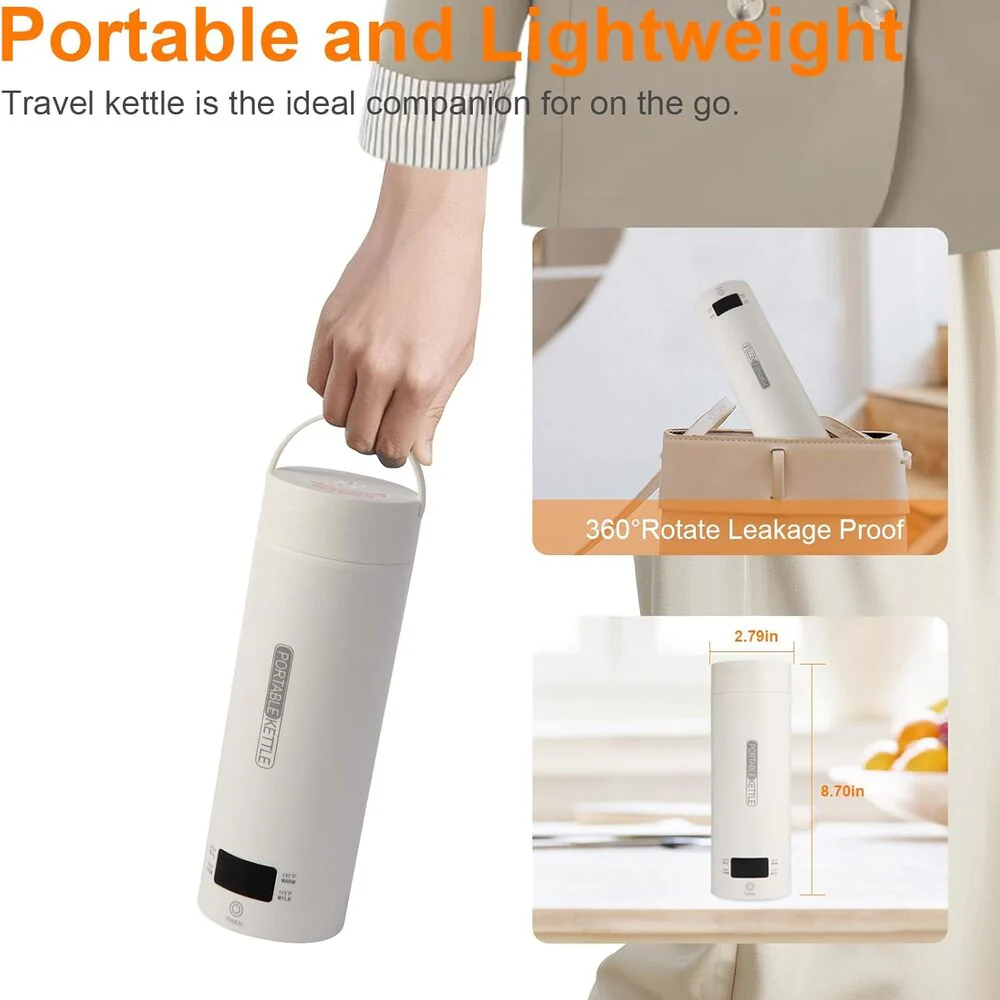 Sakerplus Portable Travel Electric Tea Kettle - Image 6