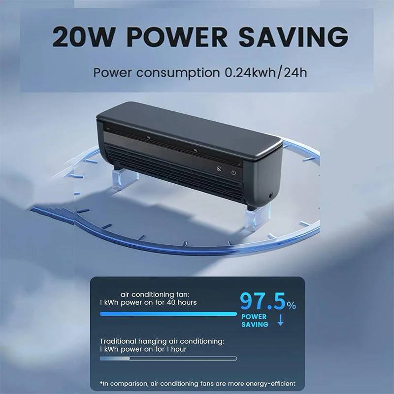 SakerplusĀ® Portable Wireless Wall Mounted Air Conditioner - Image 9