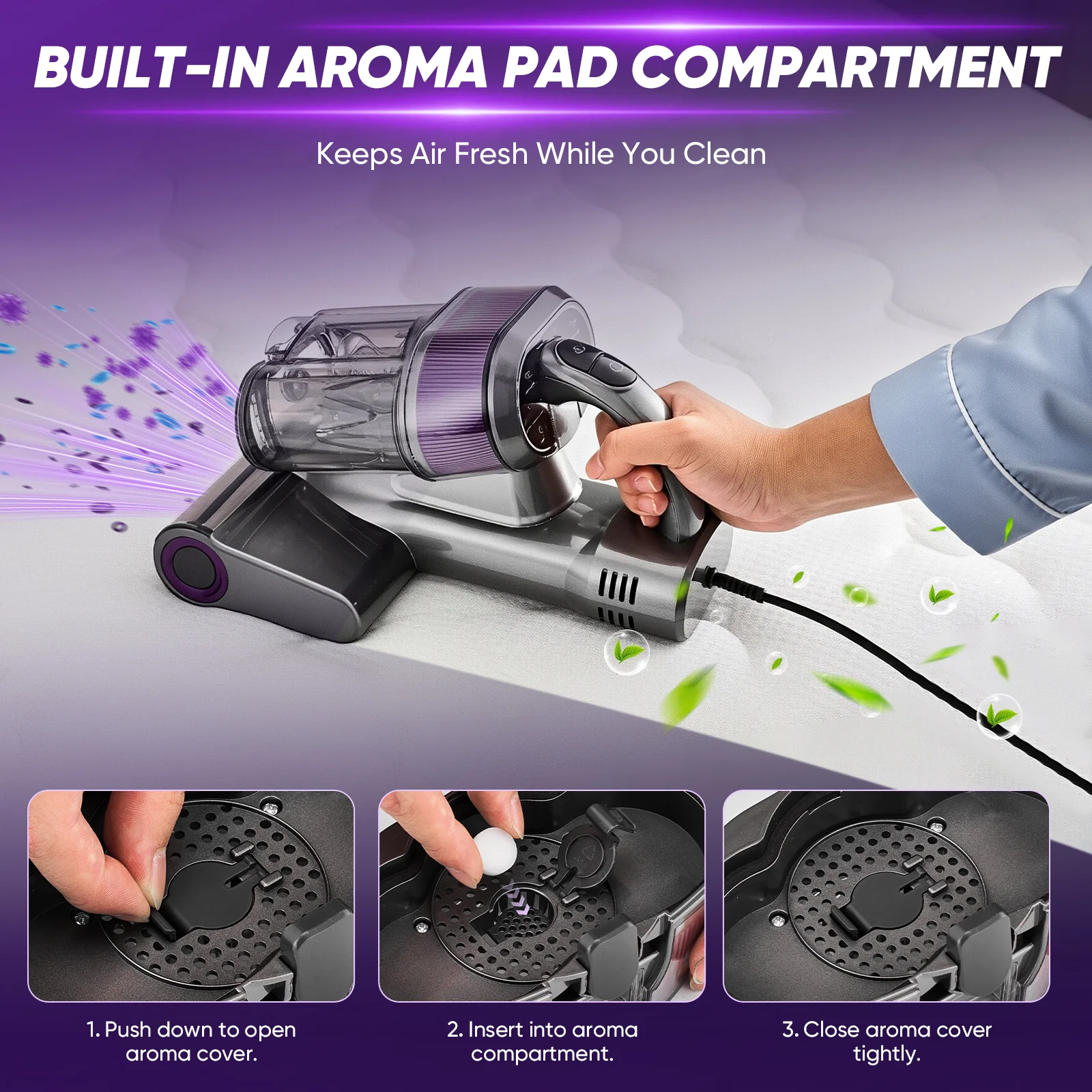 Sakerplus Powerful UV Bed Vacuum Cleaner - Image 8