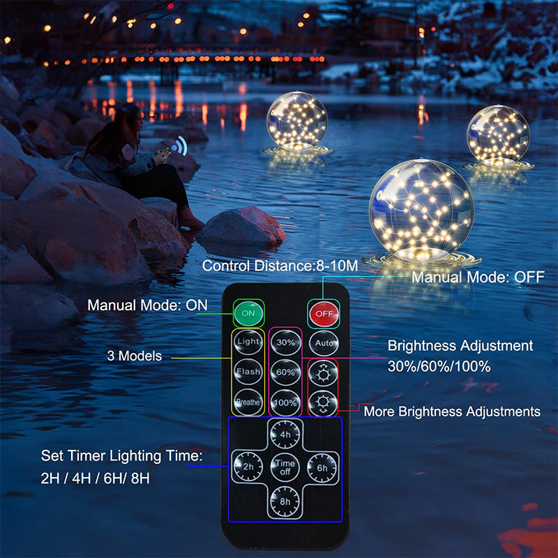 Sakerplus PVC Floating Pool Lights - Image 10