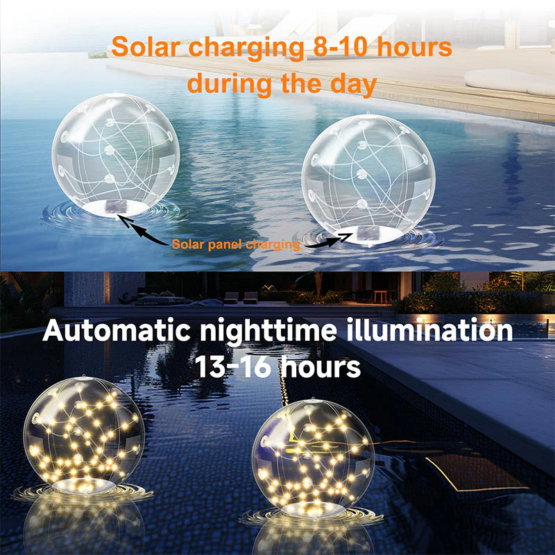 Sakerplus PVC Floating Pool Lights - Image 13