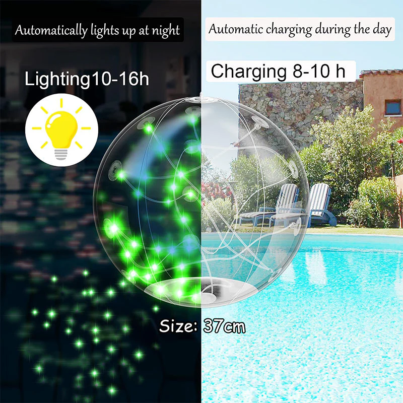 Sakerplus PVC Floating Pool Lights - Image 16