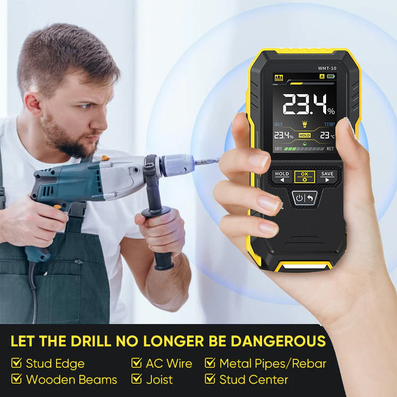Sakerplus Rechargeable Pinless Moisture Detector - Image 23