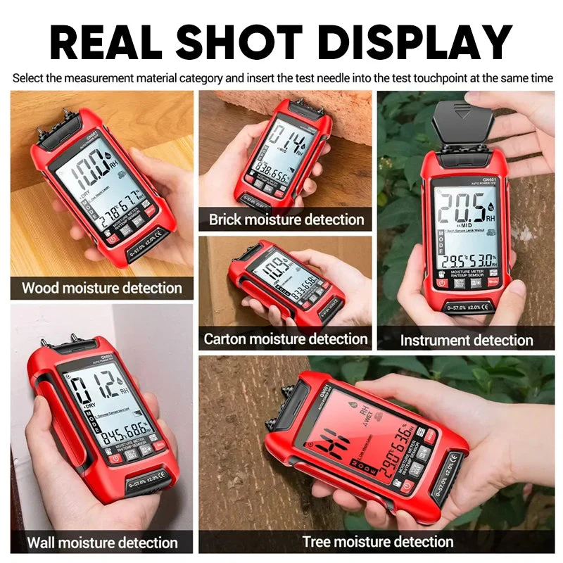 Sakerplus Rechargeable Pinless Moisture Detector - Image 5