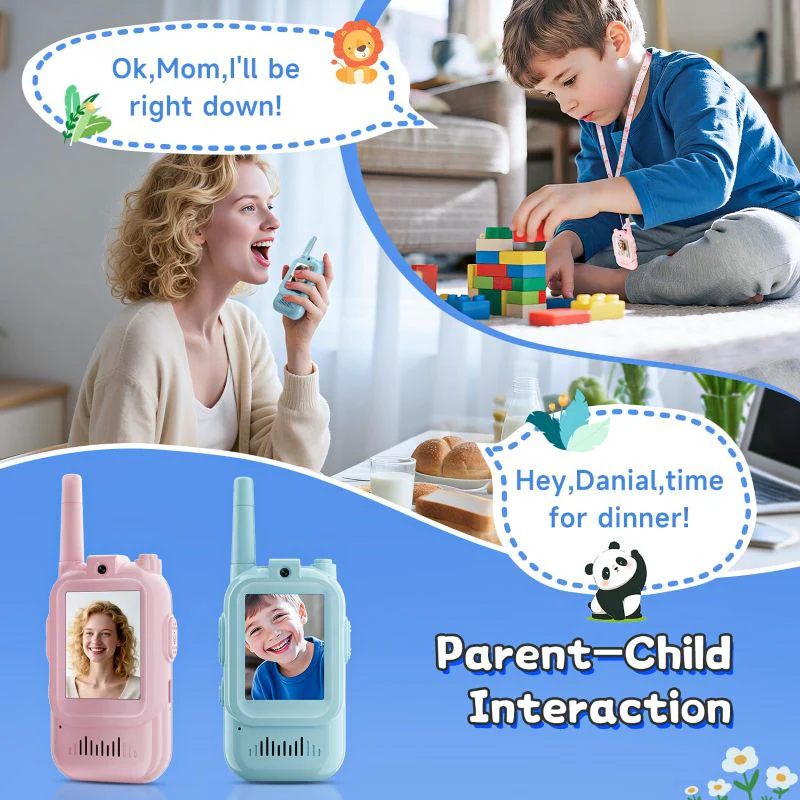 Sakerplus Rechargeable Video Walkie Talkies for Kids - Image 5