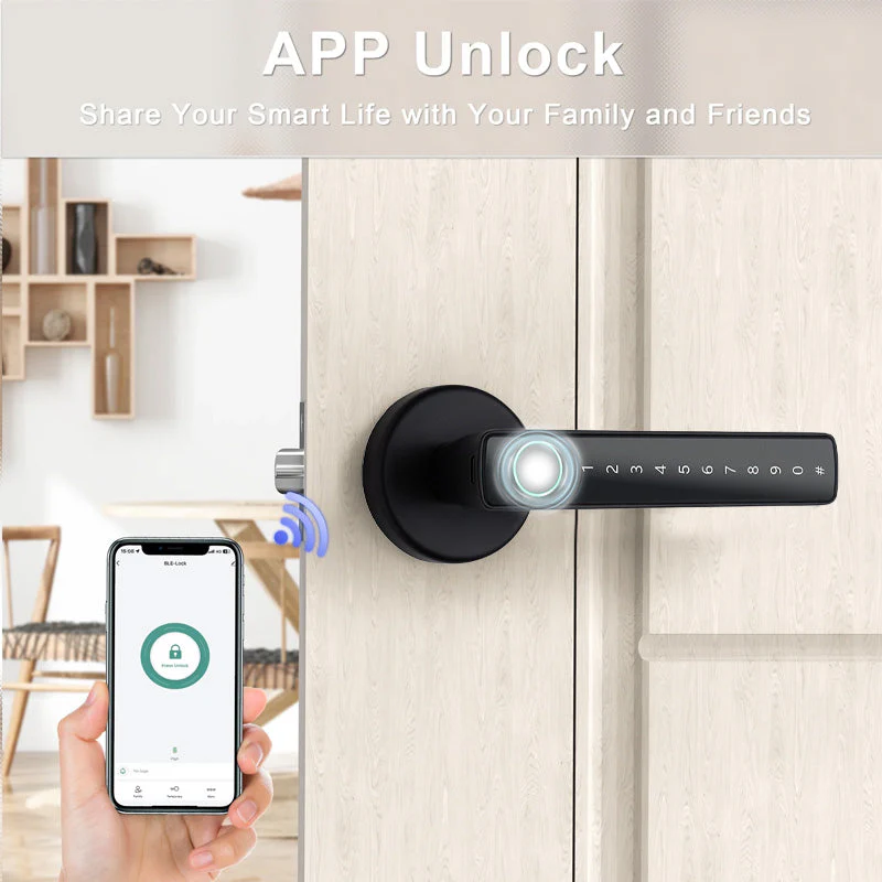 Sakerplus Smart Keyless Entry Door Lock - Image 4
