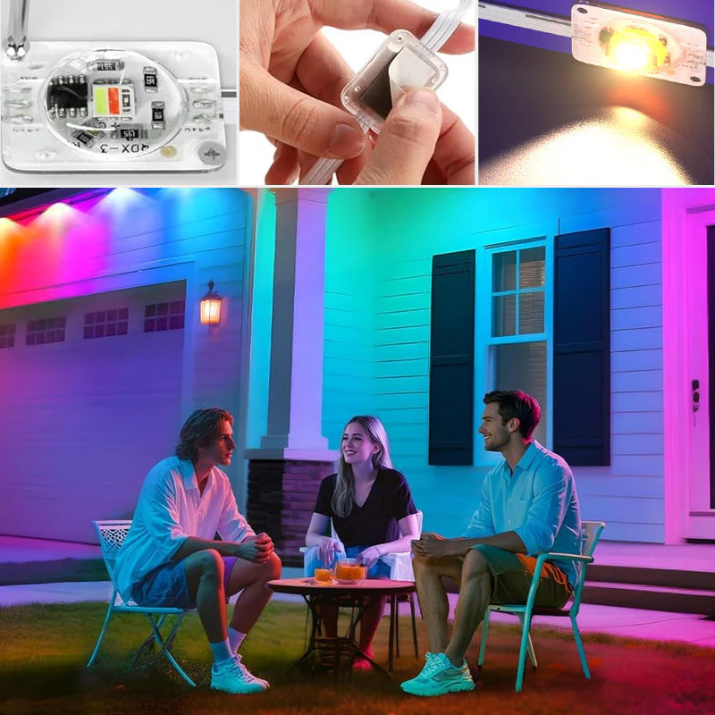 Sakerplus Smart RGB Outdoor Lights for Decor - Image 5
