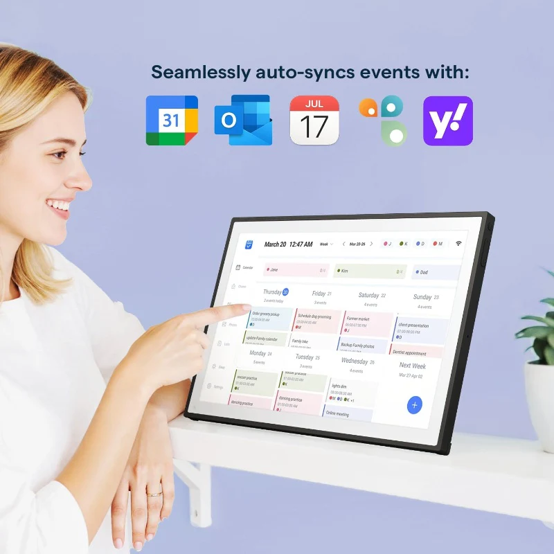 SakerplusĀ® Smart WiFi Digital Family Calendar - Image 4