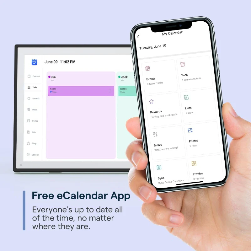 SakerplusĀ® Smart WiFi Digital Family Calendar - Image 5