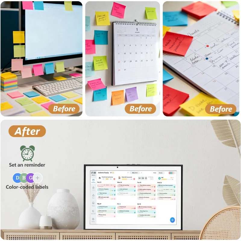 SakerplusĀ® Smart WiFi Digital Family Calendar - Image 7