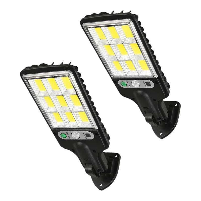 Sakerplus Solar Street Lights Outdoor Security Set