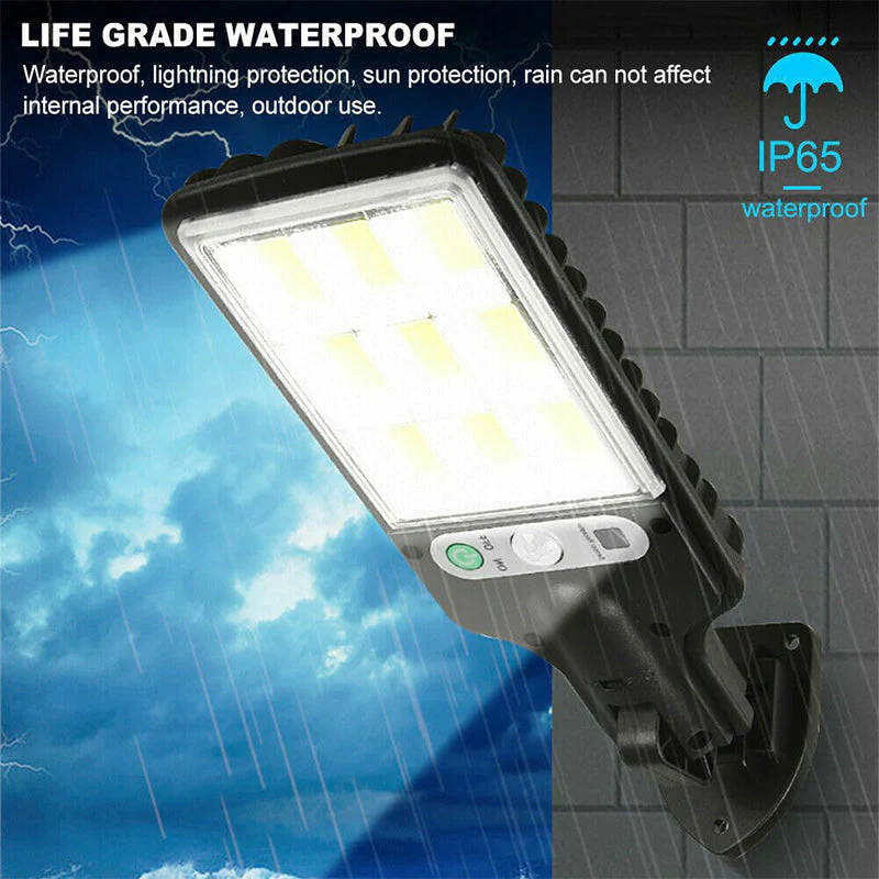 Sakerplus Solar Street Lights Outdoor Security Set - Image 5