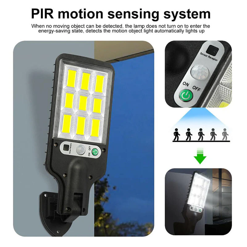 Sakerplus Solar Street Lights Outdoor Security Set - Image 6