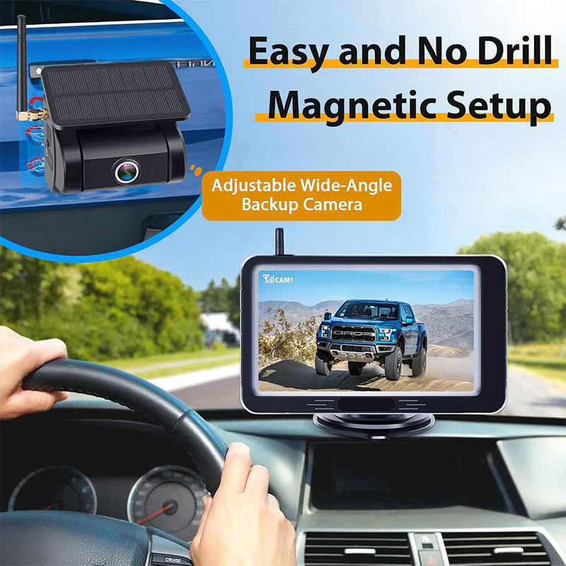 Sakerplus Solar Wireless Backup Camera - Image 8