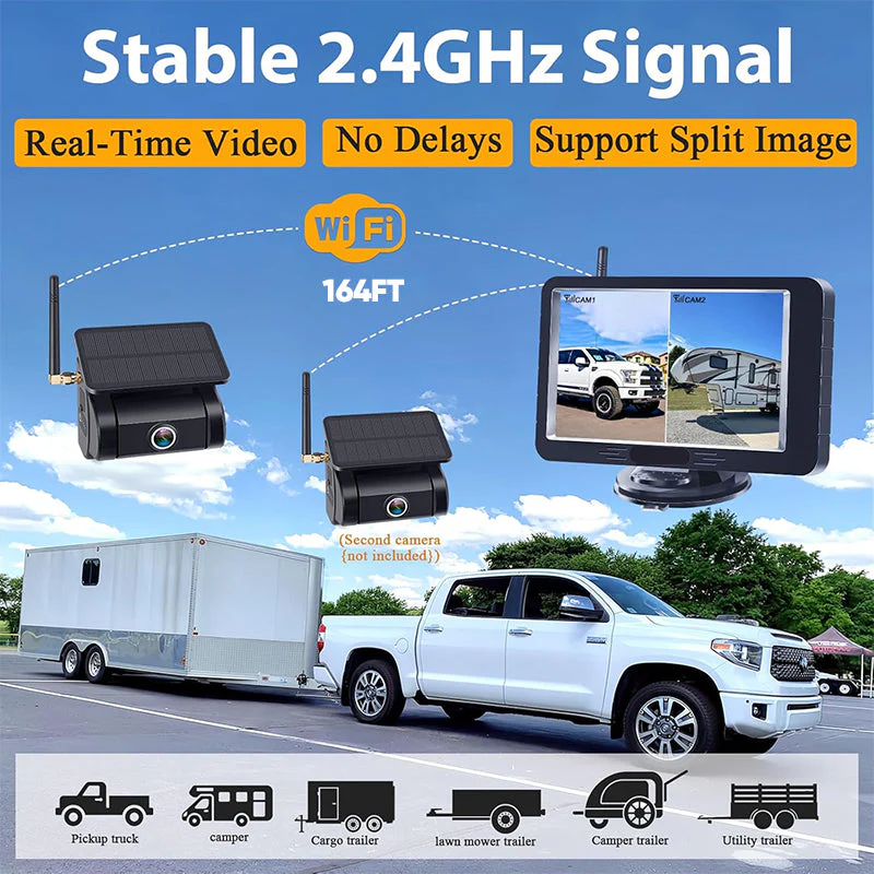 Sakerplus Solar Wireless Backup Camera - Image 9