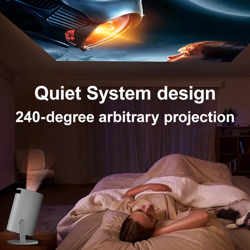 Sakerplus Wireless Bluetooth Projector - Image 4