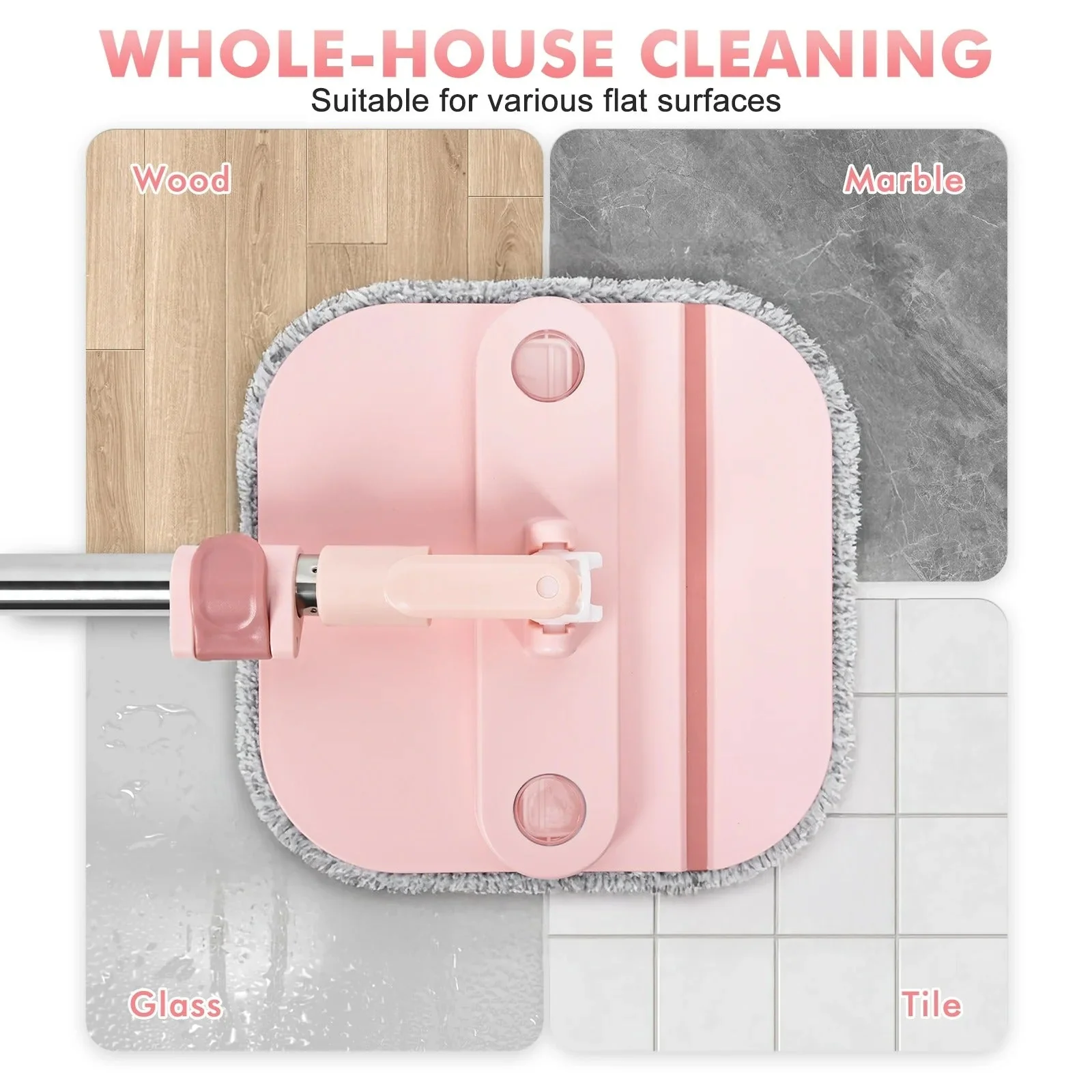 Sakerplus Upgrade Spin Mop Bucket with Detachable Inner Bucket - Image 8