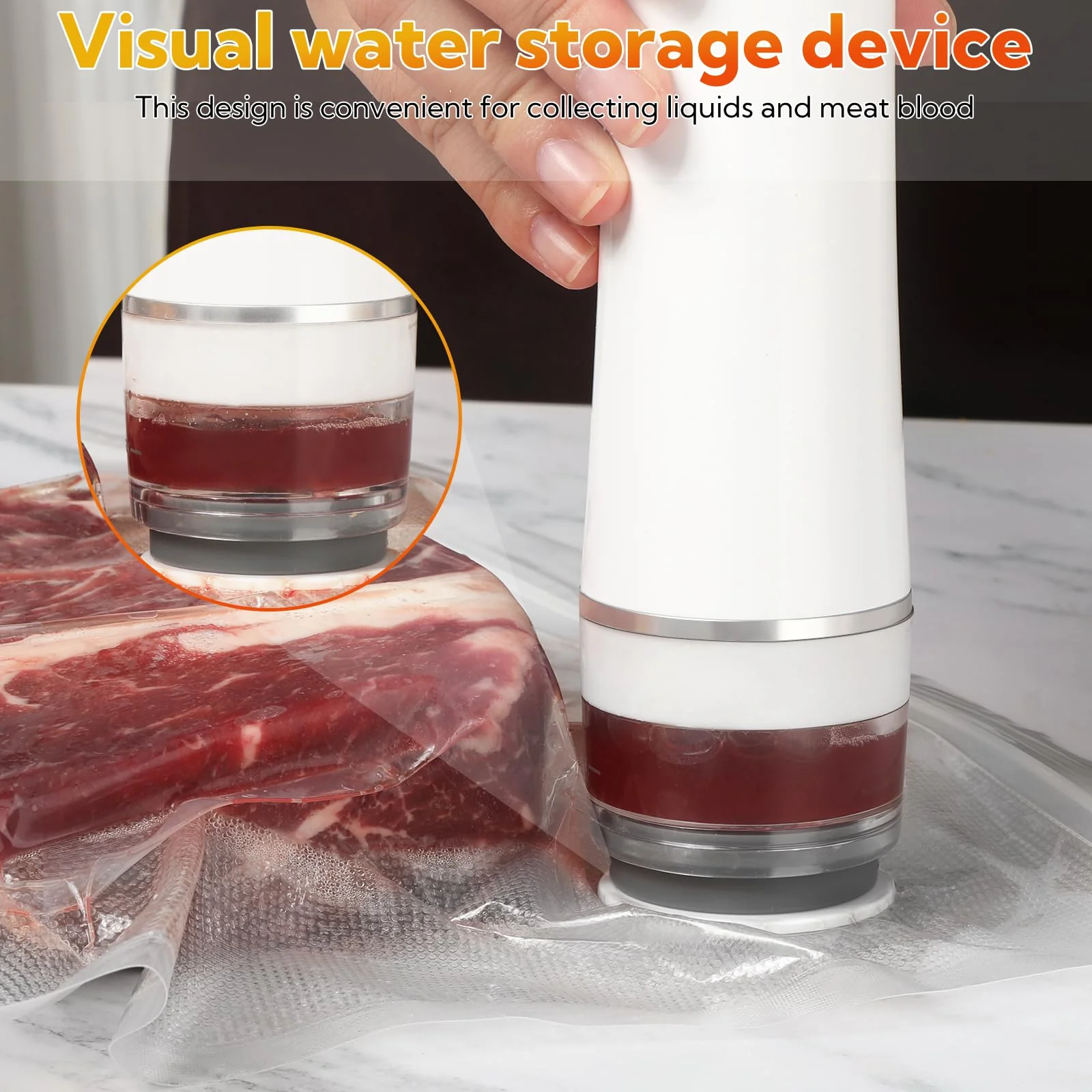 Sakerplus Vacuum Sealer with Reusable Bags - Image 13