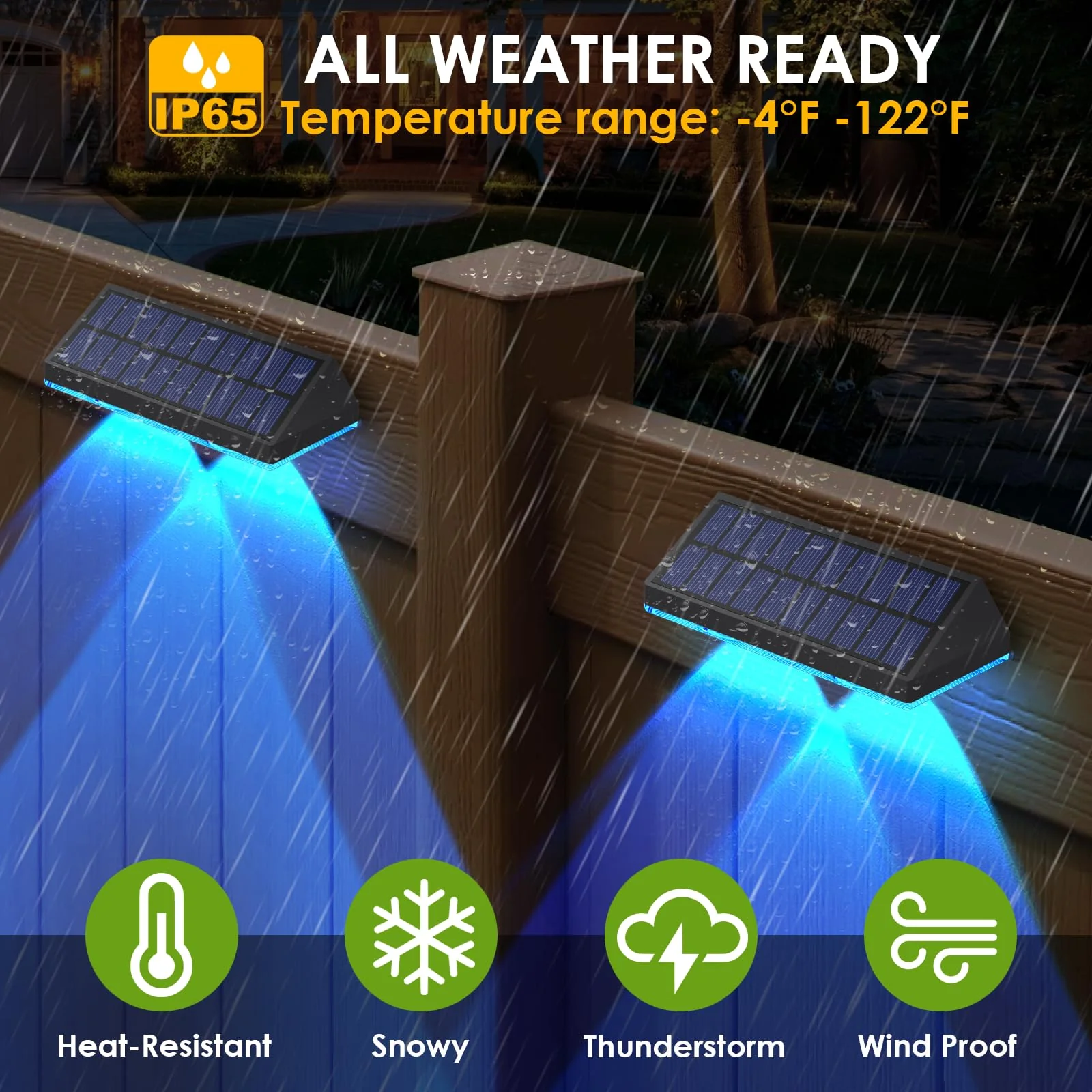 Sakerplus Wall Mount Solar Lights - Image 3