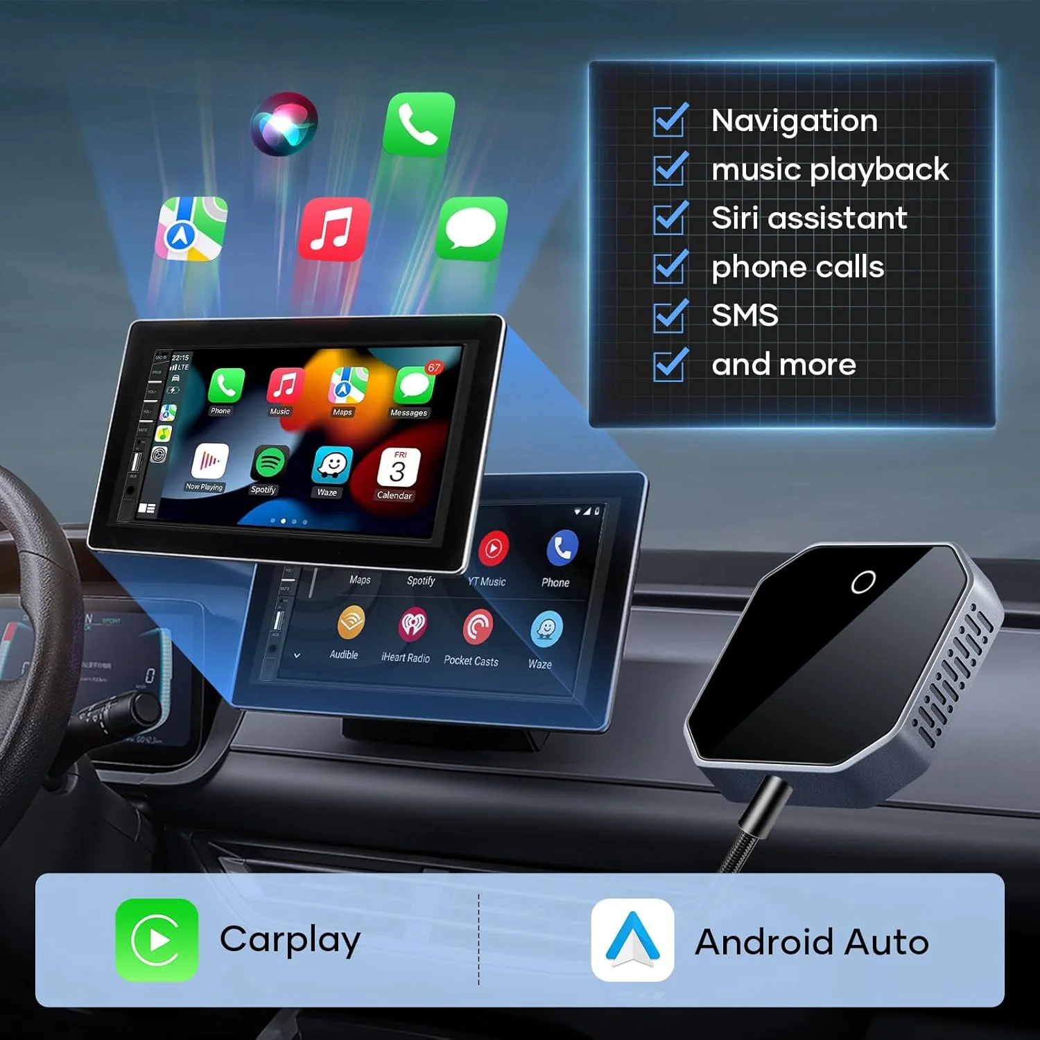 SAKER Wireless CarPlay Adapter - Image 3