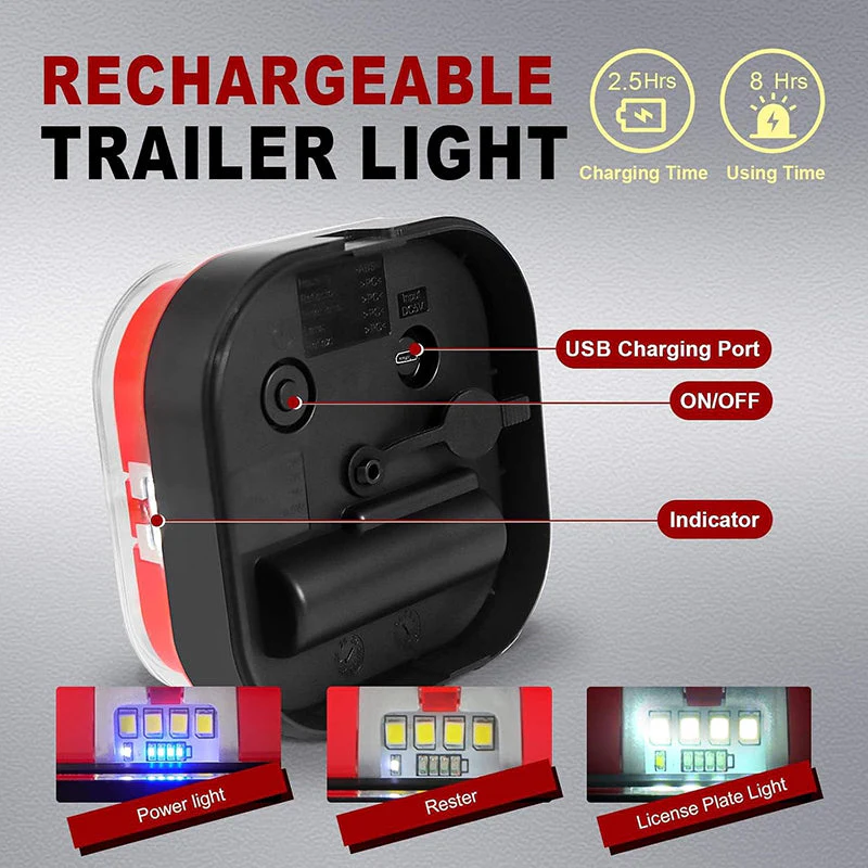 Sakerplus Wireless Trailer Lights Kit - Image 4