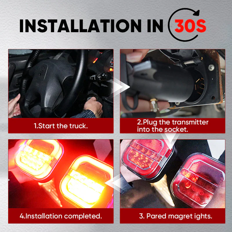 Sakerplus Wireless Trailer Lights Kit - Image 5