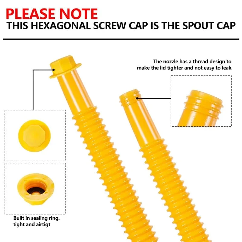 Upgraded Replacement Gas Can Spout With Flexible Nozzle - Image 4